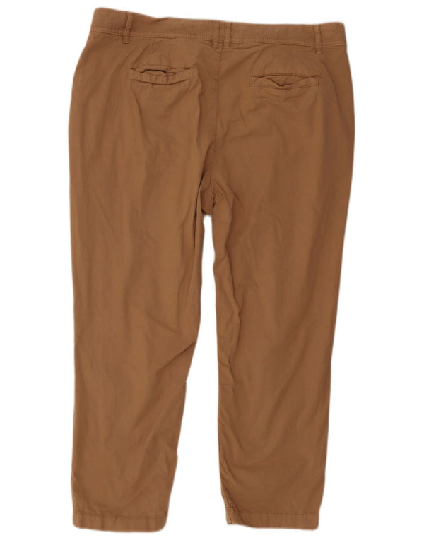 Pantalones cortos teñidos en prenda para mujer de Fat Face UK 46 Large W34 L23 Beige
