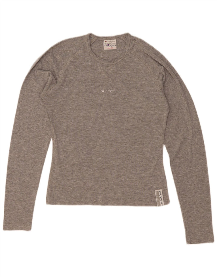 Champion Heritage Classics Top de manga larga para mujer UK 42 Gris medio moteado