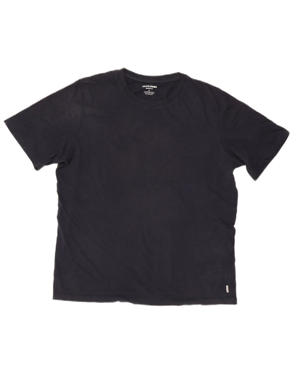 Jack & Jones Hombre Camiseta Top Small Azul Marino Algodón