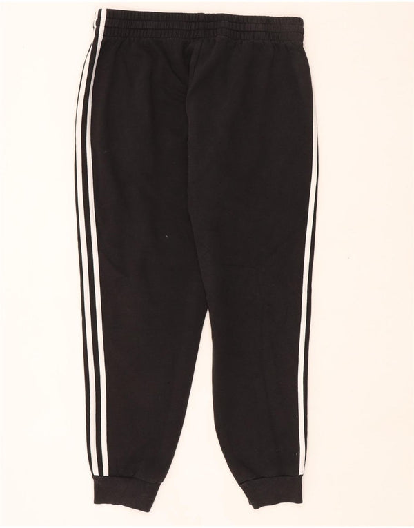 Adidas Mujer Chándal Pantalones Joggers UK 46 Grande Negro Algodón