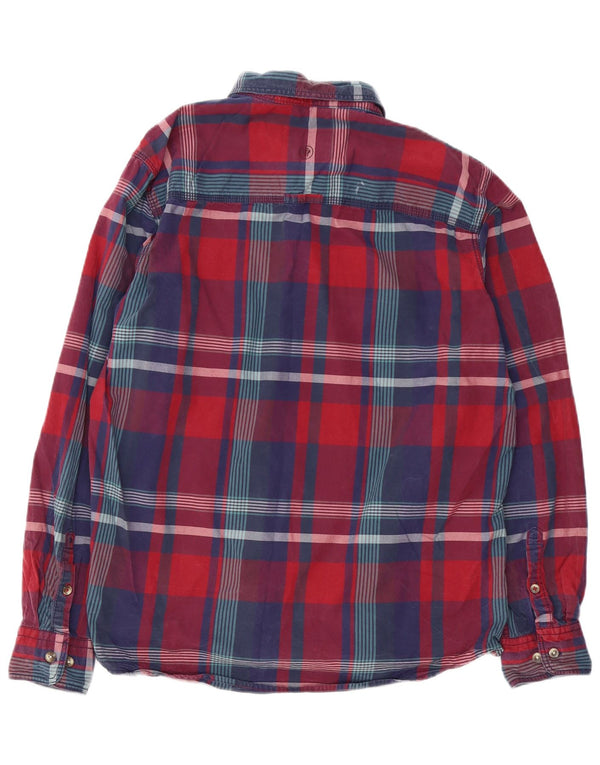 Camisa de corte clásico para hombre de Fat Face XL de algodón a cuadros rojos