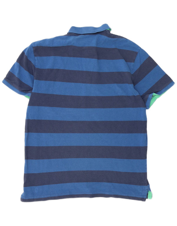 Polo Gap para hombre 2XL Algodón a rayas azul marino