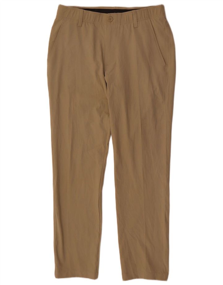 Under Armour Pantalón chino ajustado para hombre W32 L32 Poliéster beige