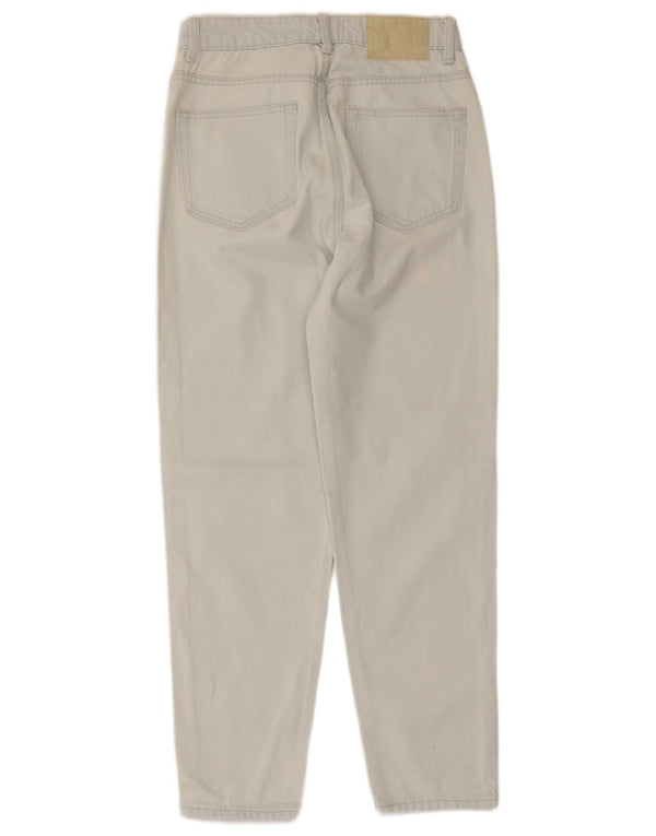 Zara Vaqueros Cónicos Para Mujer EU 36 XS W26 L27 Algodón Azul