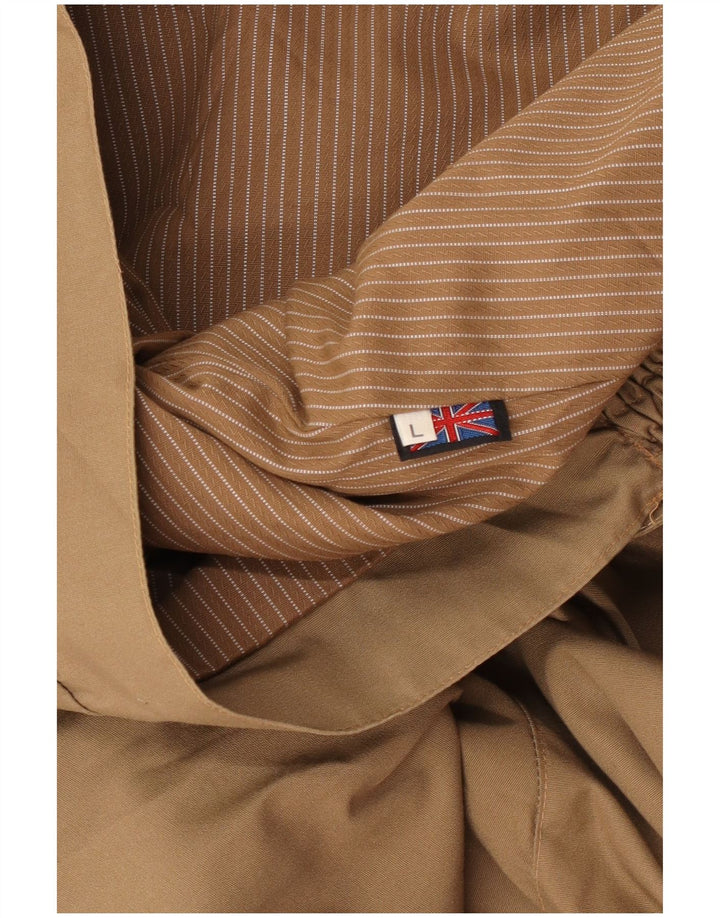 Vintage hombres chaqueta utilitaria Reino Unido 40 marrón grande