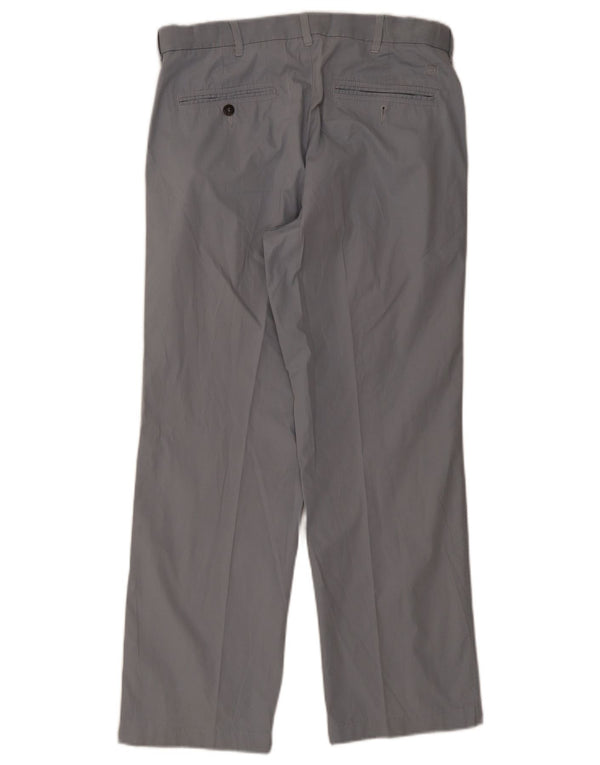 Marks & Spencer Pantalón chino recto azul Harbor para hombre W32 L29 Algodón
