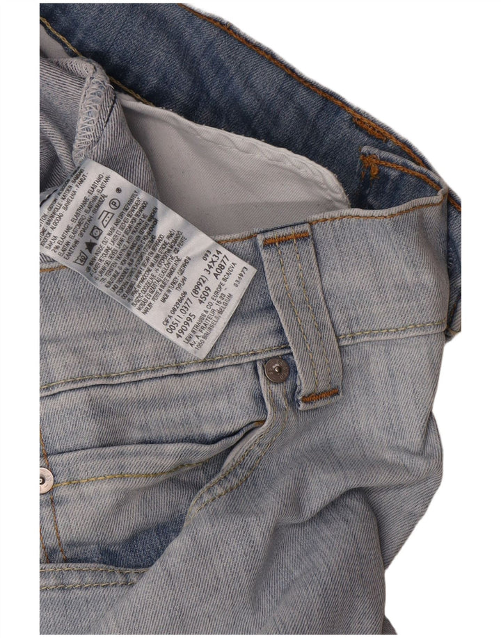 Levi's Mujer 511 Slim Jeans W34 L34 Algodón Azul