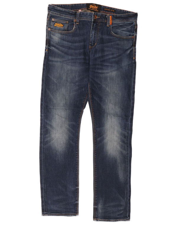 Vaqueros Superdry Corporal Slim para hombre W34 L32 Algodón azul