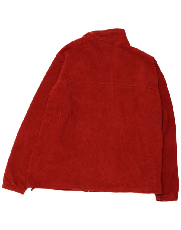 Columbia Chaqueta polar para hombre UK 44 2XL Poliéster rojo