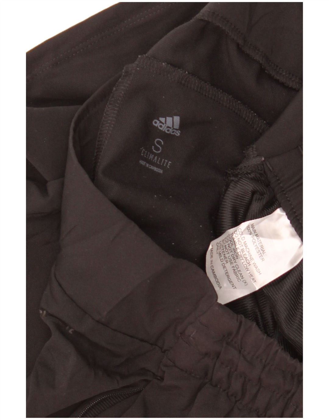 Adidas Mujer Climalite Sport Shorts UK 10 Pequeño Poliéster Negro