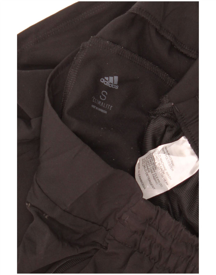 Adidas Mujer Climalite Sport Shorts UK 10 Pequeño Poliéster Negro
