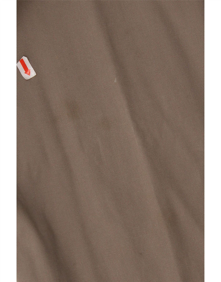 WRANGLER Pantalón chino con pinzas para hombre W38 L34 Algodón gris