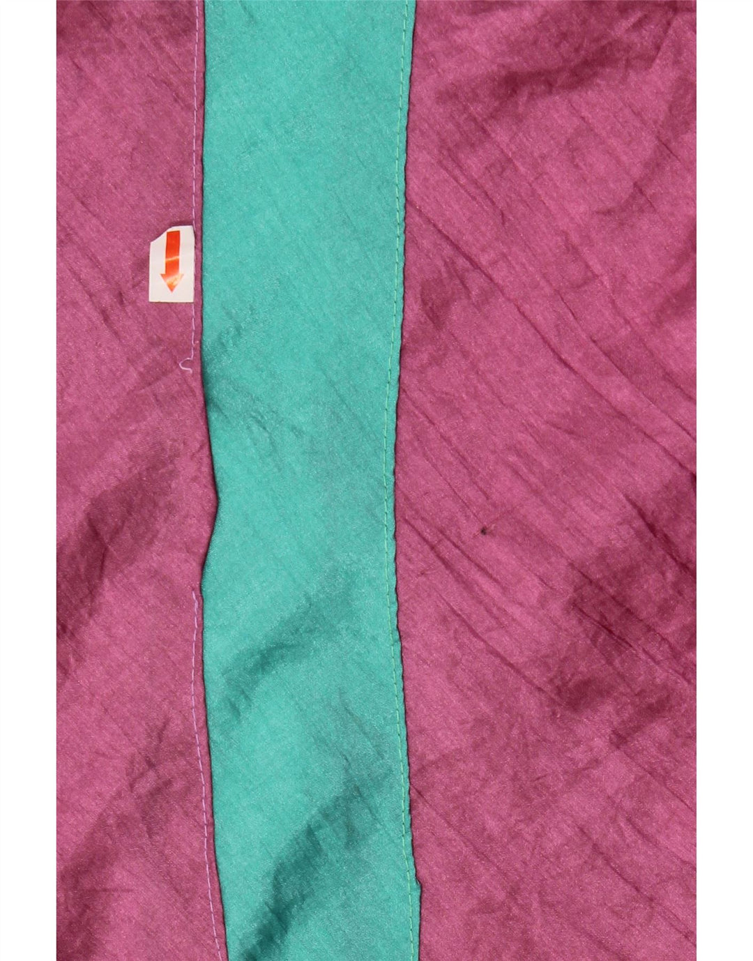 Vintage hombres chándal chaqueta superior XL rosa colorblock