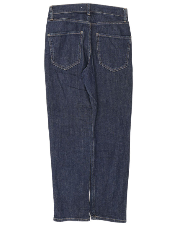 Zara Vaqueros Rectos Mujer EU 36 XS W26 L28 Algodón Azul