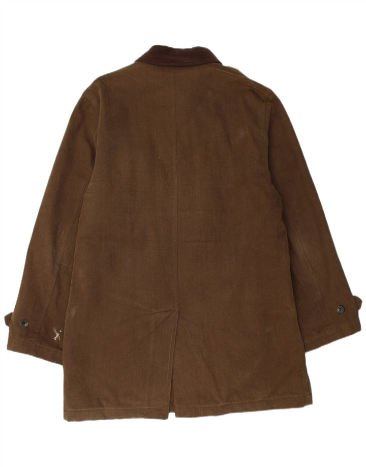 Magee Abrigo para hombre Reino Unido 42 Grande Caqui Algodón