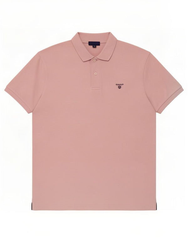 Gant Polo Hombre Grande Rosa Algodón