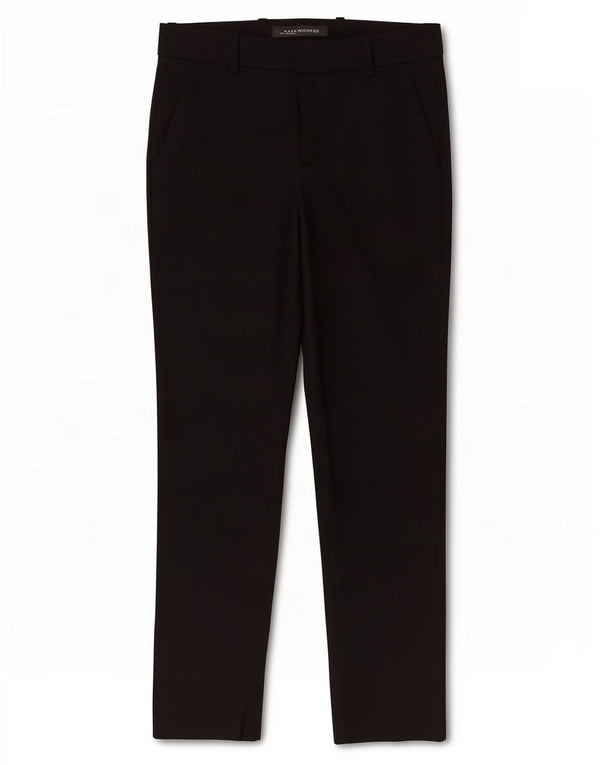 Zara Mujer Pantalón Chino Slim XS W24 L27 Negro