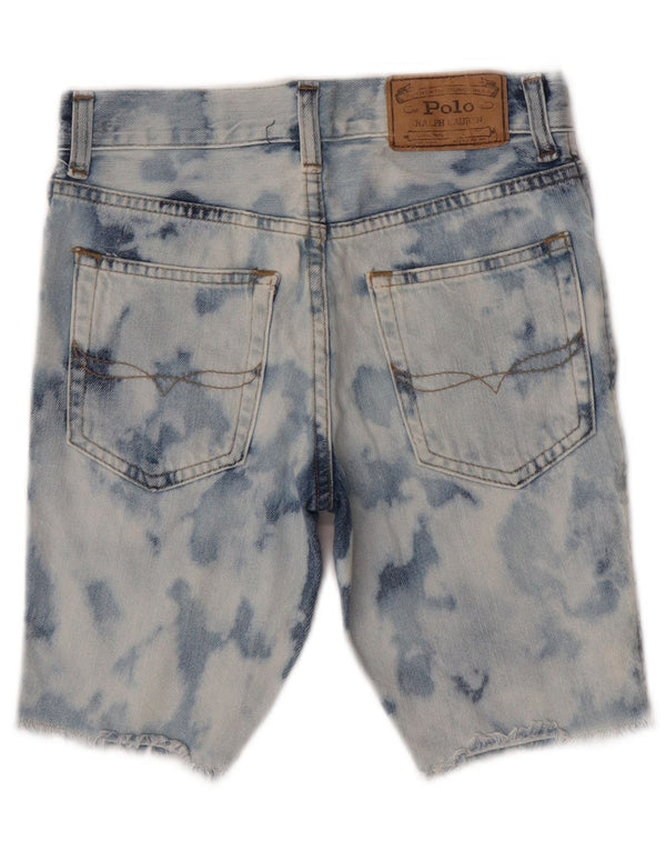 Polo Ralph Lauren Pantalones cortos de mezclilla con lavado ácido para niños 9-10 años W25 Azul