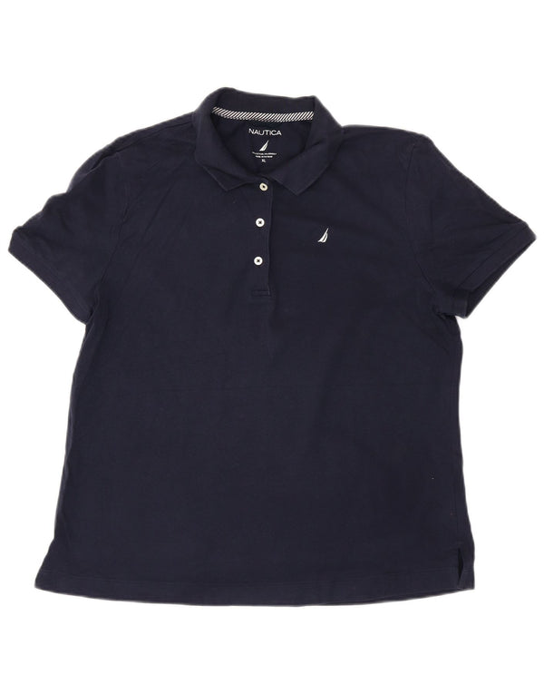 NAUTICA Polo Mujer ES 40 XL Algodón Azul Marino