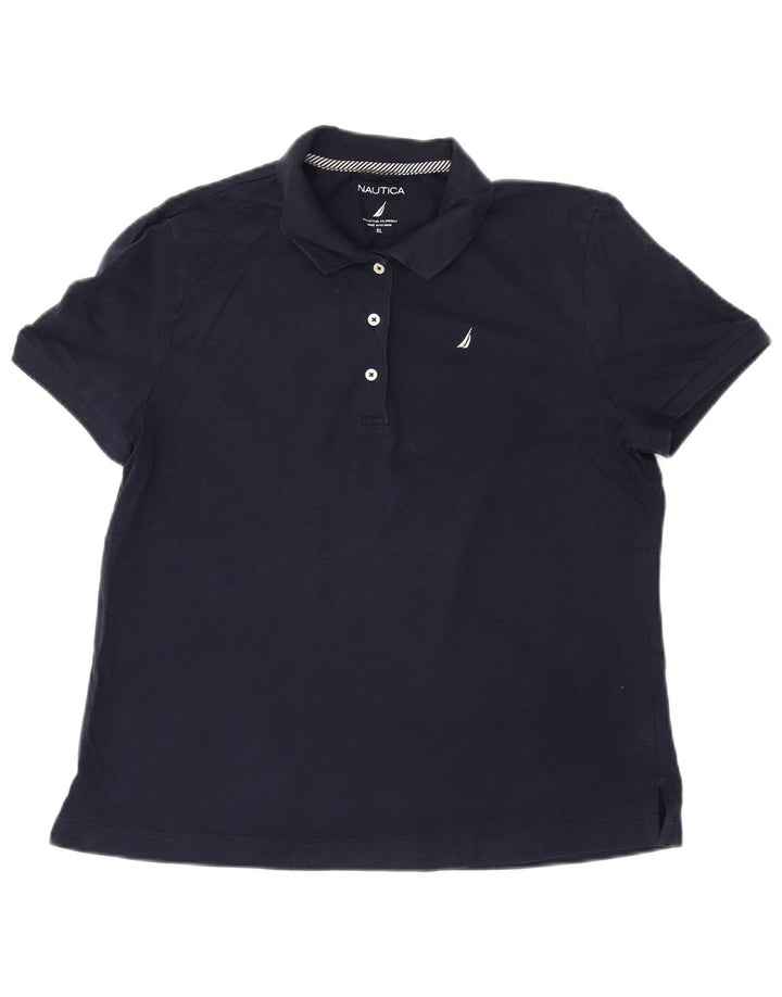NAUTICA Polo Mujer ES 40 XL Algodón Azul Marino