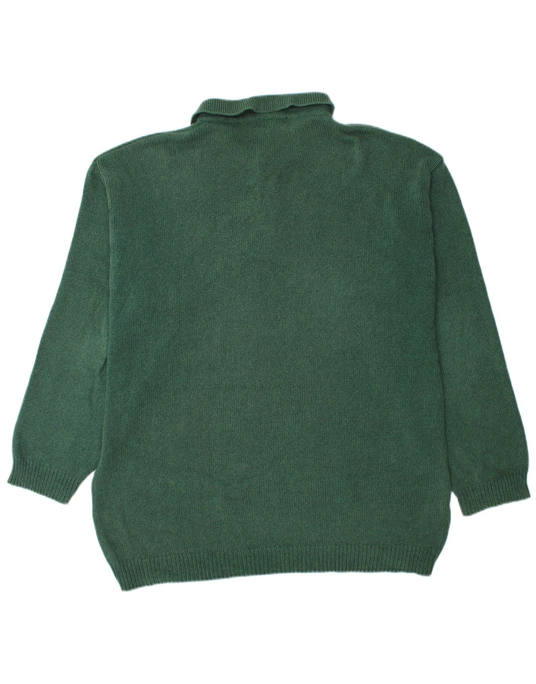 BASIC Jersey de cuello polo para hombre 2XL Algodón verde