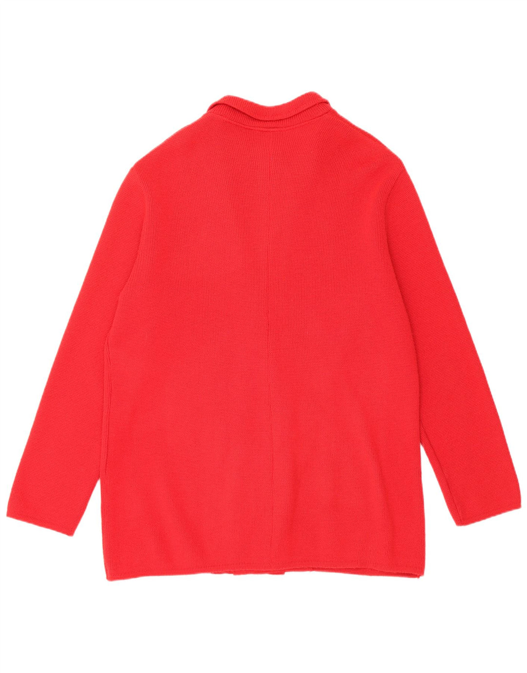 Vintage mujer doble pecho Blazer chaqueta Reino Unido 16 rojo grande