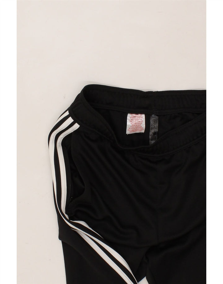ADIDAS Boys Tracksuit Trousers 13-14 Years  Black Polyester Vintage Adidas and Second-Hand Adidas from Messina Hembry 