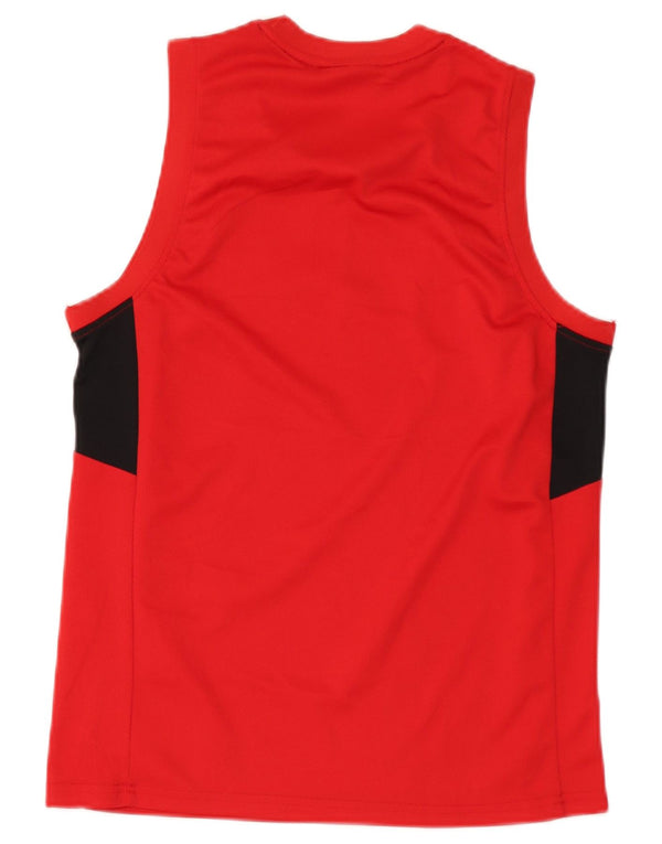 Fila Hombre Graphic Vest Top Small Rojo Colorblock Poliéster