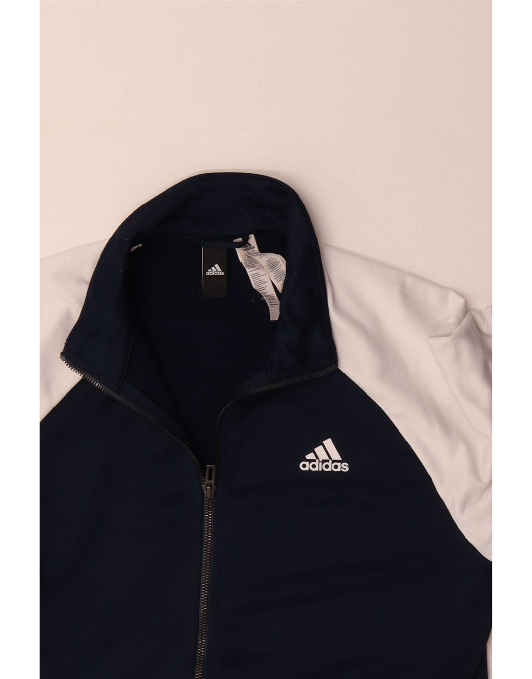 Adidas - Chaqueta de chándal para hombre, talla 38/40, color azul marino mediano