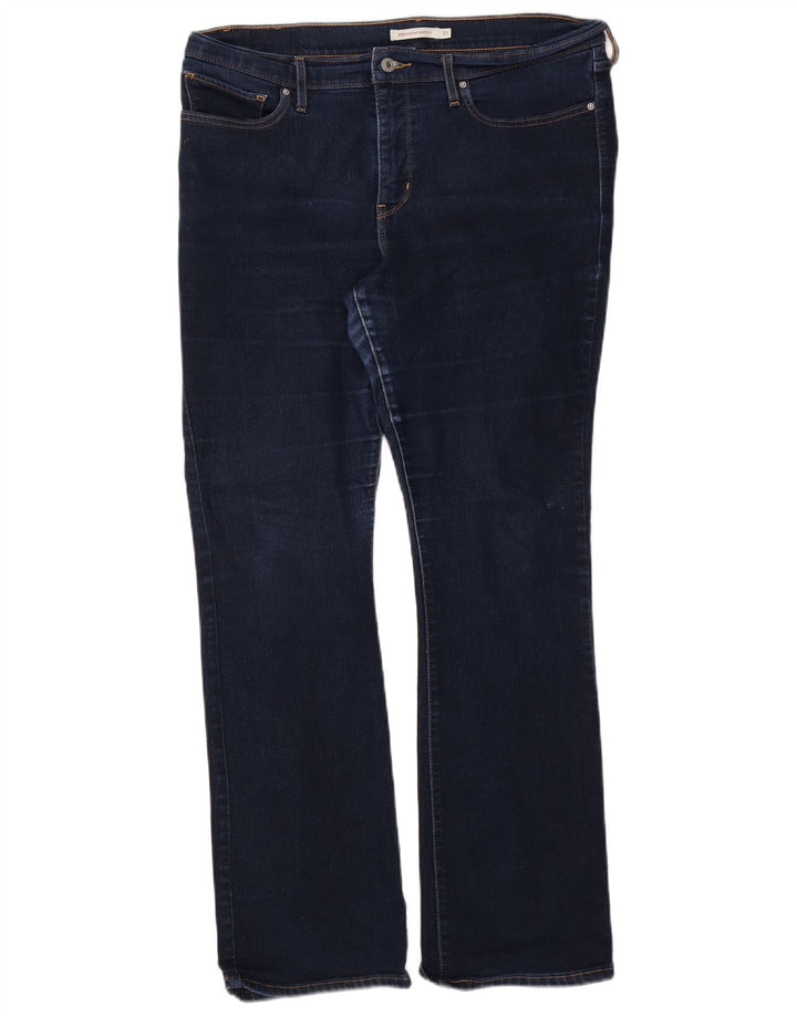 Levi's Mujer 315 Shaping Bootcut Jeans W33 L32 Algodón Azul Marino