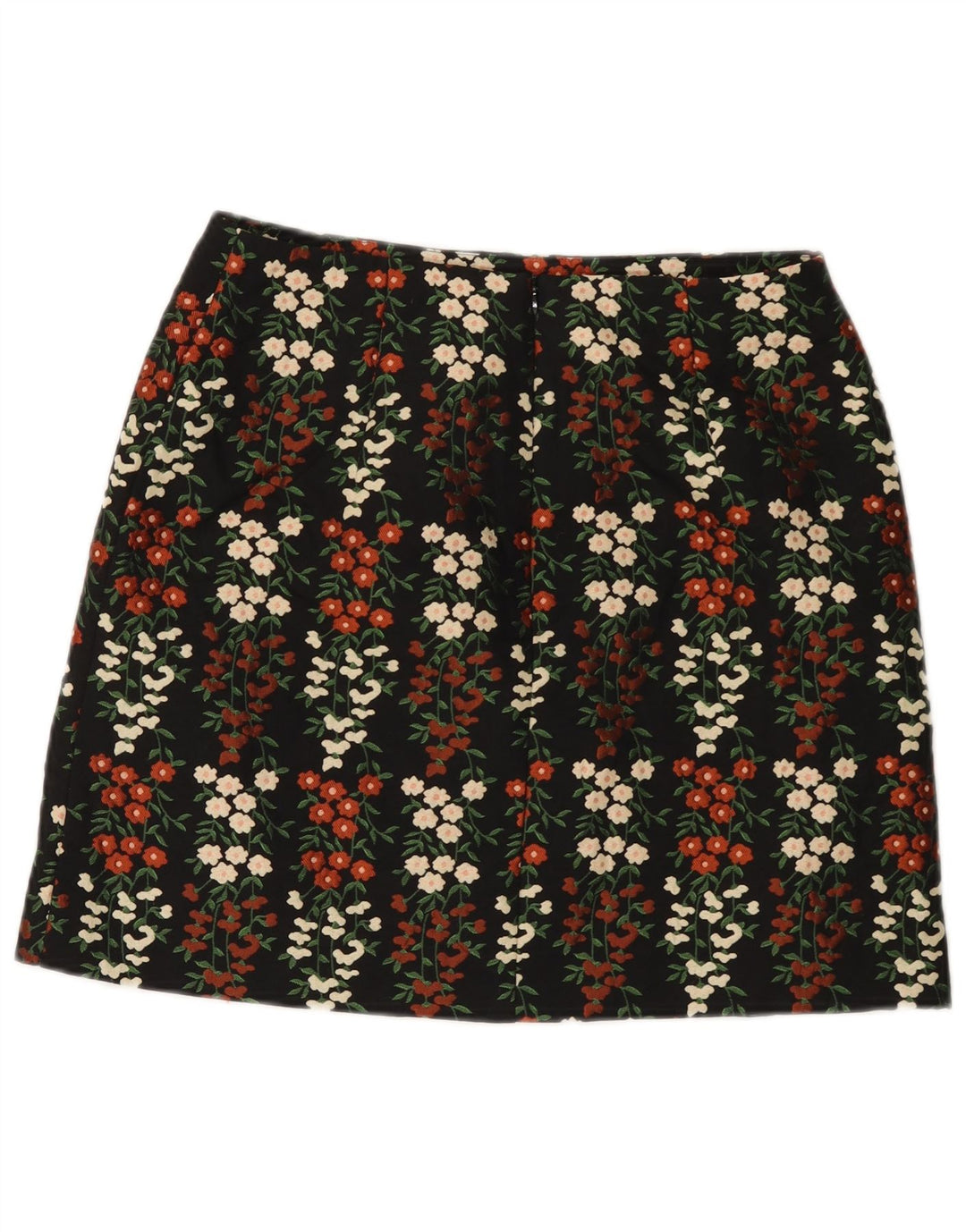 Minifalda Oasis para mujer UK 12 Medium W30 Poliéster floral negro