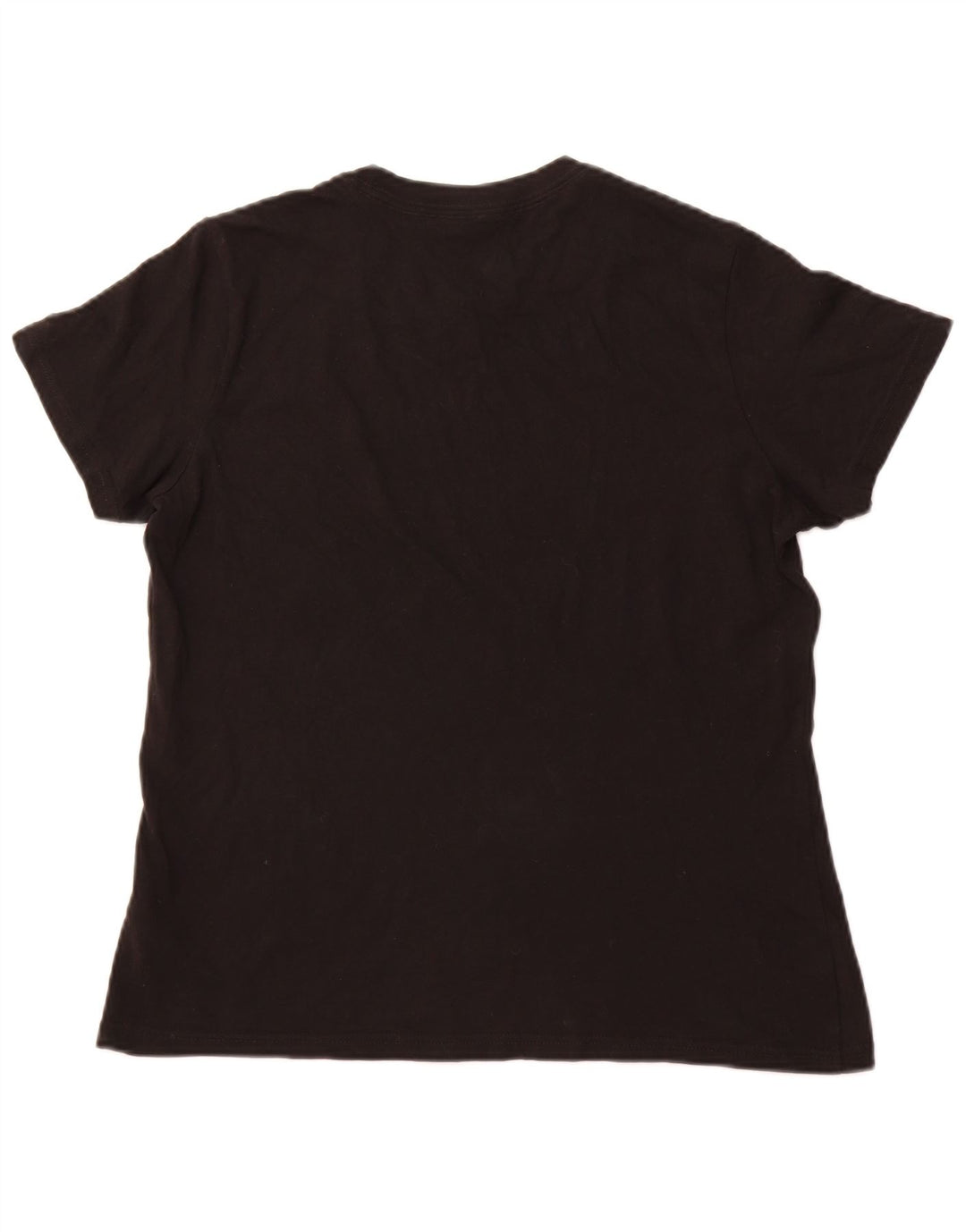 ADIDAS Camiseta gráfica para mujer Top UK 16/18 Grande Algodón negro