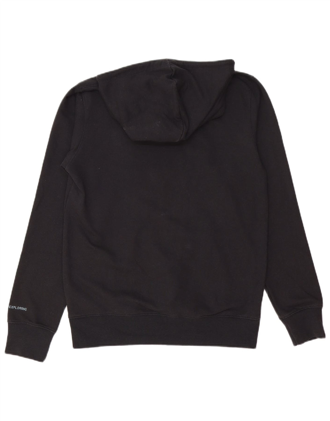 THE NORTH FACE Jersey con capucha gráfico para hombre pequeño de algodón negro
