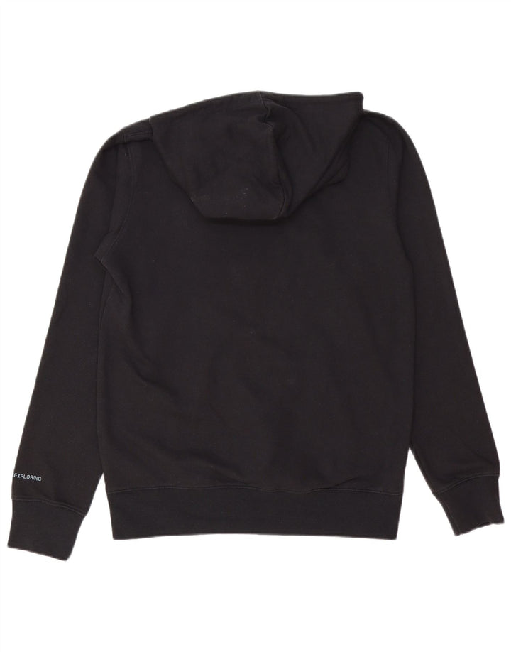 THE NORTH FACE Jersey con capucha gráfico para hombre pequeño de algodón negro