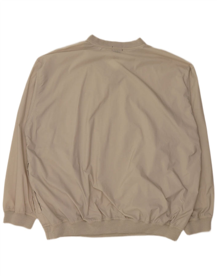 Izod Mens Loose Fit Jersey Chándal Top XL Nylon Gris