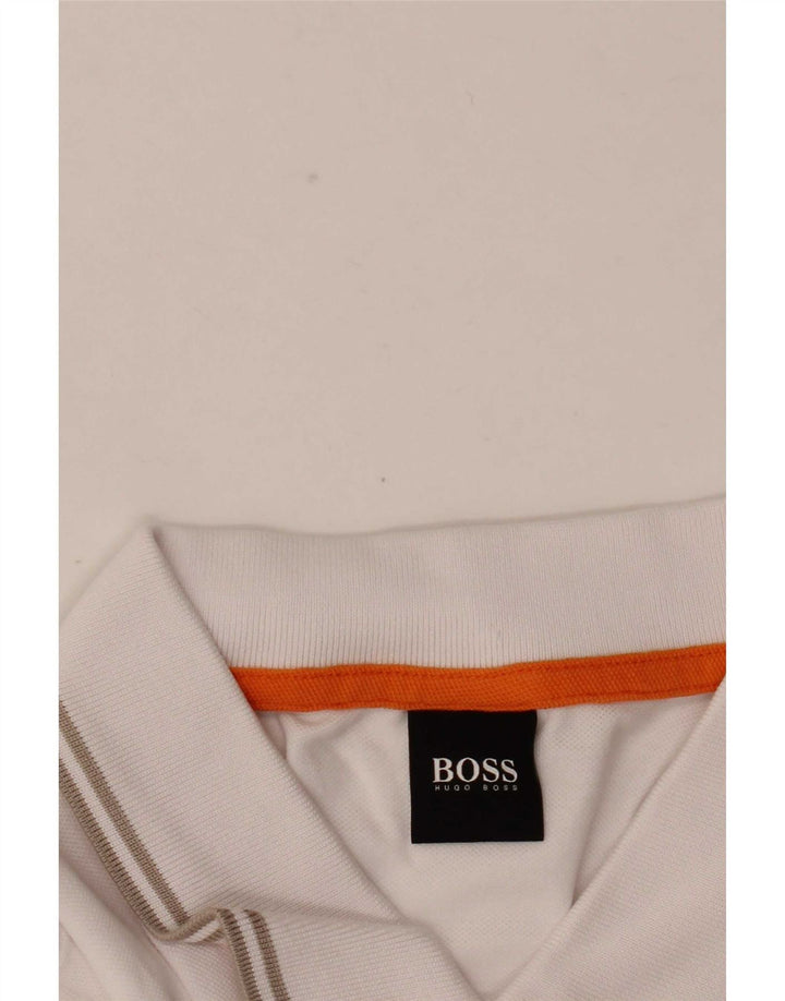 Polo Hugo Boss Hombre Algodón Blanco Grande