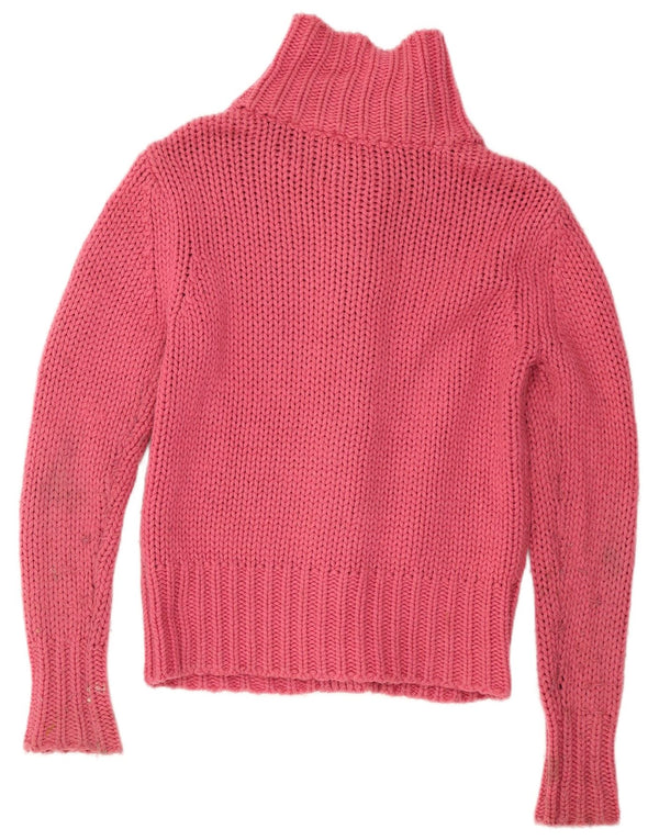 Marks & Spencer Suéter tipo cárdigan de ajuste regular para mujer UK 8/10 Small Pink