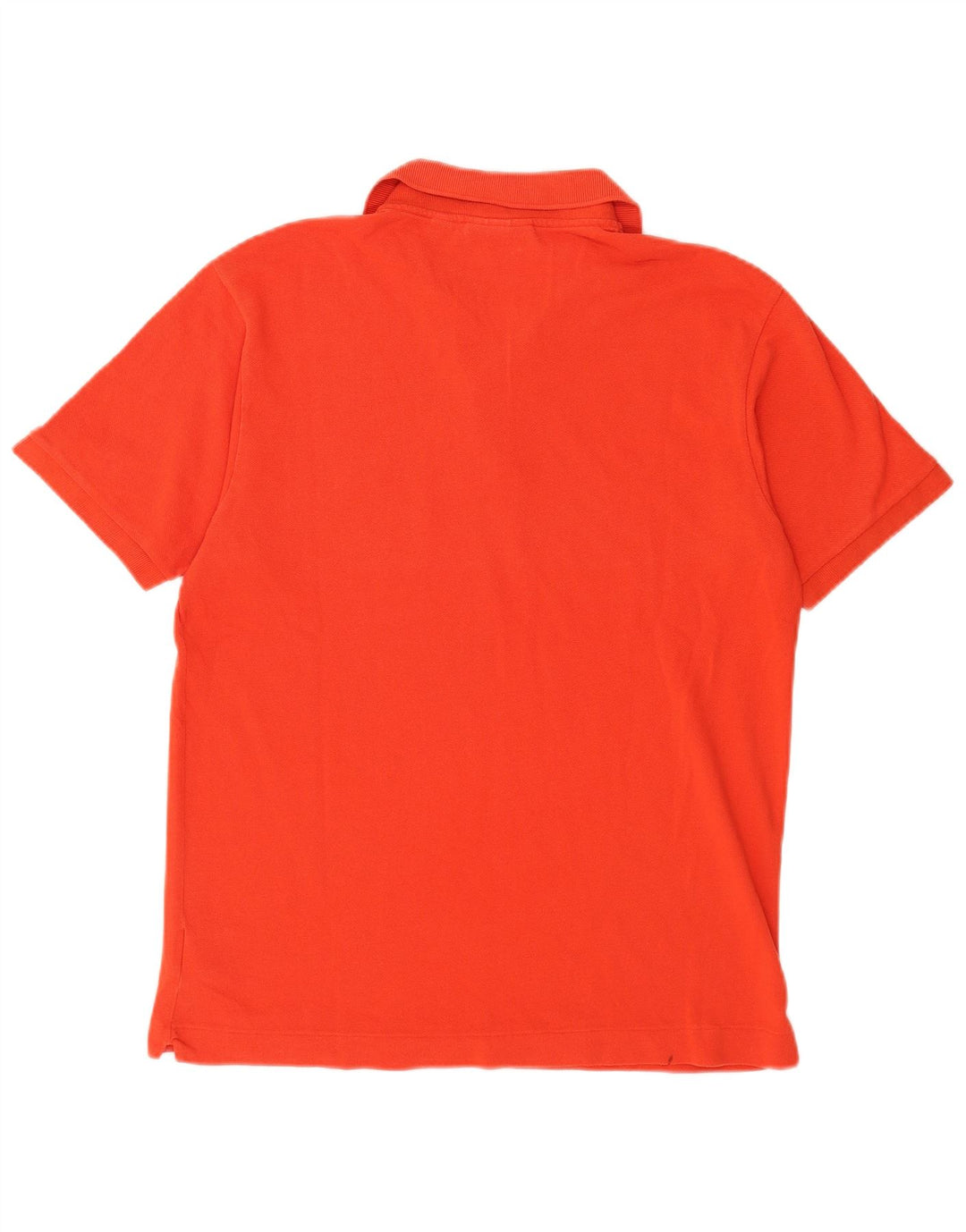 LACOSTE Polo de corte clásico para hombre talla 4 mediano algodón naranja