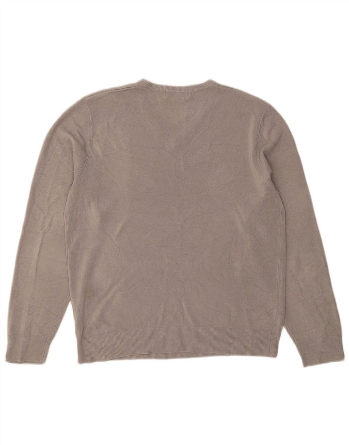 Marks & Spencer Suéter Azul Harbor con Cuello En V para Hombre Acrílico Gris Medio