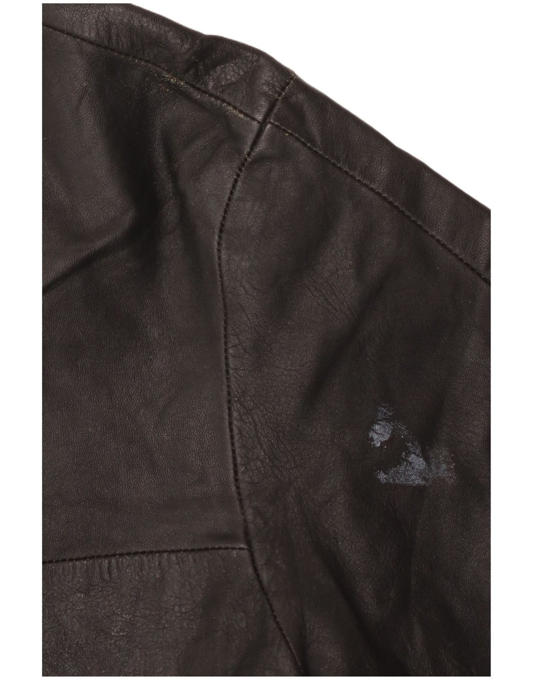 Arturo Calle Chaqueta de cuero para hombre UK 40 Large Black Leather