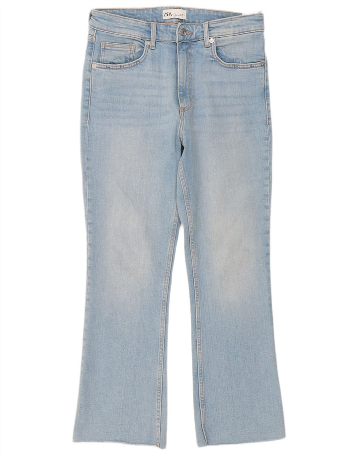Zara Vaqueros Bootcut para Mujer EU 38 Small W28 L27 Azul