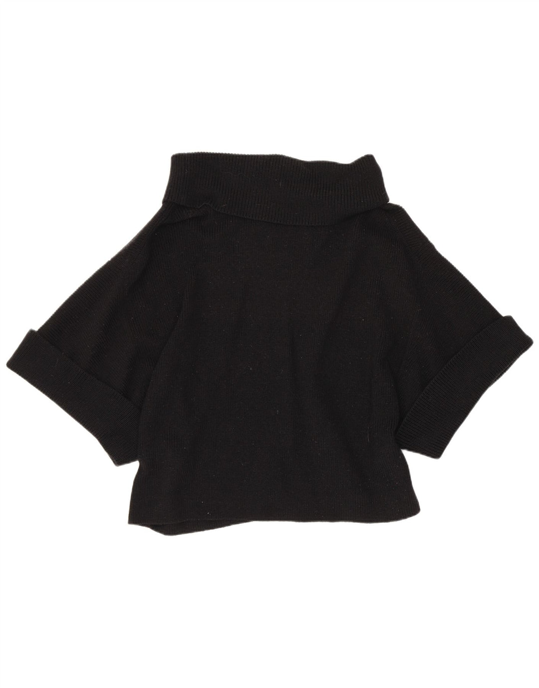 Cos - Jersey extragrande con cuello vuelto para mujer, talla S, color negro