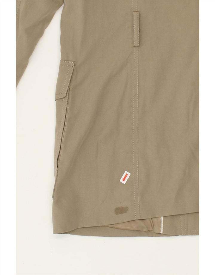 MASSIMO DUTTI Womens Overcoat UK 14 Medium Khaki Vintage Massimo Dutti and Second-Hand Massimo Dutti from Messina Hembry 