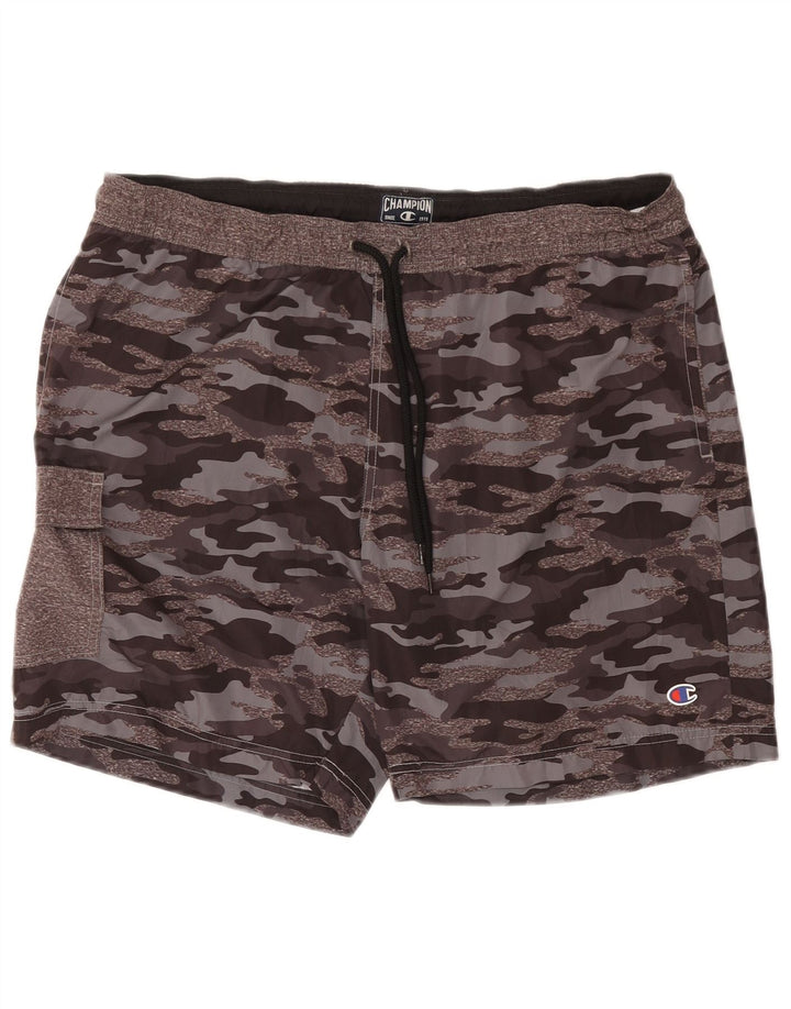 Champion Bañador Hombre 2XL Gris Camuflaje