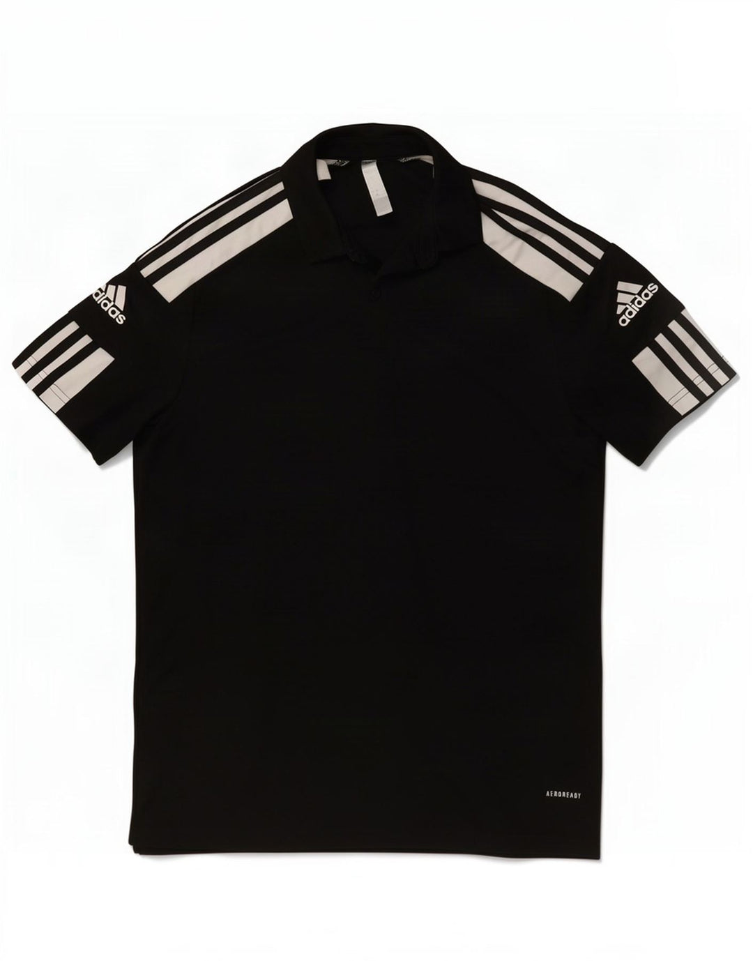 Adidas Hombre Aeroready Polo Polo Pequeño Negro Colorblock Poliéster