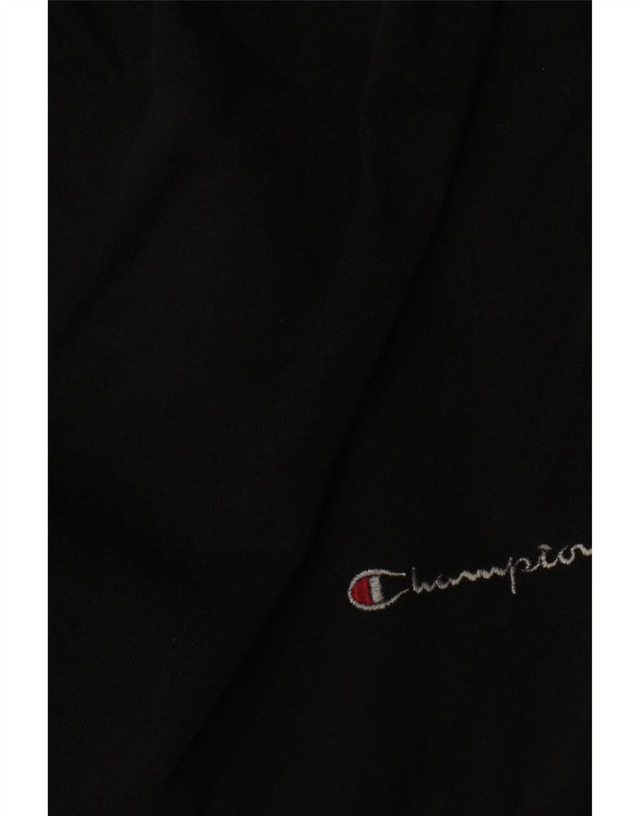CHAMPION Pantalones de chándal para hombre, talla grande, negro