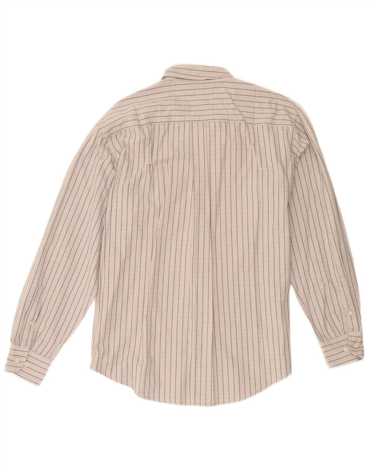 Camisa Hombre Sergio Tacchini Algodón Rayas Gris Medio