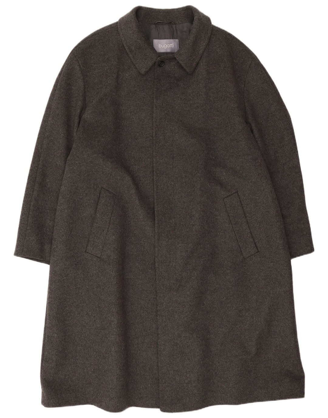 Abrigo Bugatti Hombre UK 42 XL Lana Gris