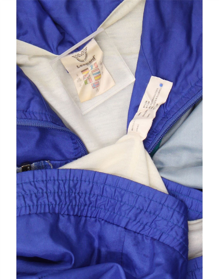 Leopard - Chaqueta de chándal para hombre, talla 42/44, nailon color azul grande