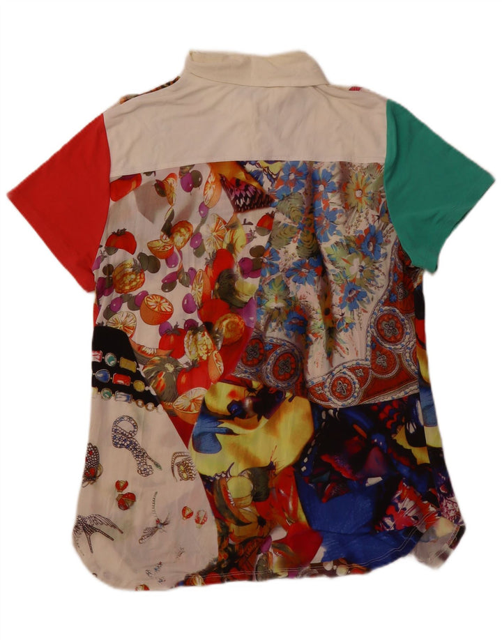 BAGARRY Blusa tipo jersey para mujer UK 12 Medium Multicolor Patchwork